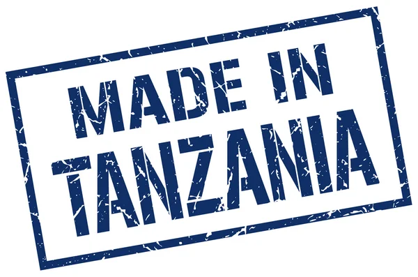 W Tanzanii stempel — Wektor stockowy