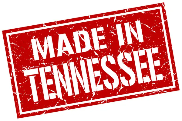 Gemaakt in Tennessee stempel — Stockvector