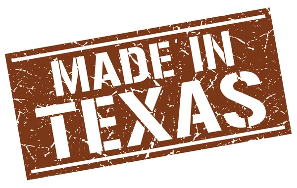 Fabriqué au Texas timbre — Image vectorielle