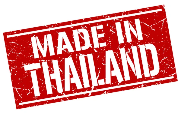 Hergestellt in thailändischer Briefmarke — Stockvektor