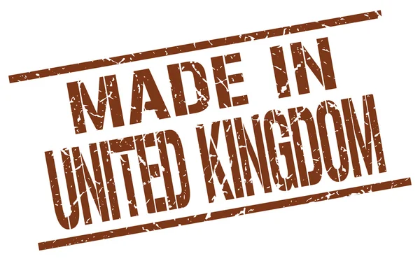 Made in United Kingdom francobollo — Vettoriale Stock