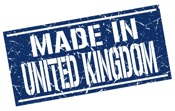 Made in United Kingdom francobollo — Vettoriale Stock