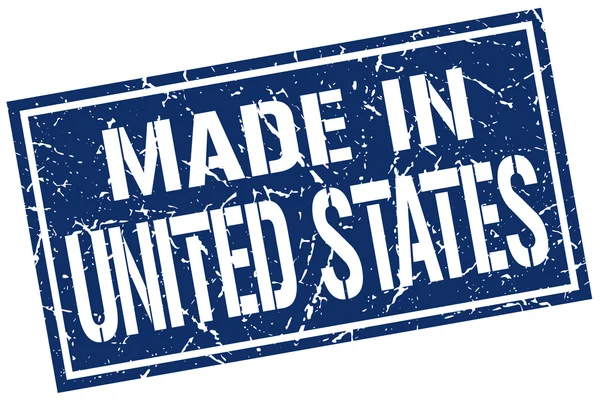 Fatto in Stati Uniti francobollo — Vettoriale Stock