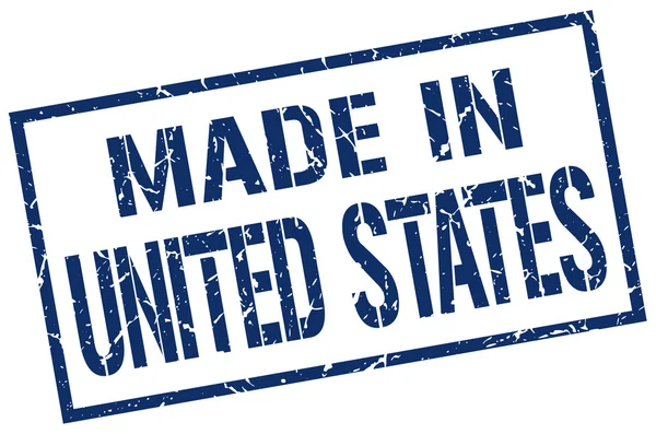 Κατασκευασμένο με σφραγίδα των Ηνωμένων Πολιτειών — Διανυσματικό Αρχείο