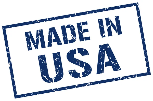 Gemaakt in usa stempel — Stockvector