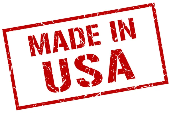 Κατασκευασμένο με σφραγίδα ΗΠΑ — Διανυσματικό Αρχείο