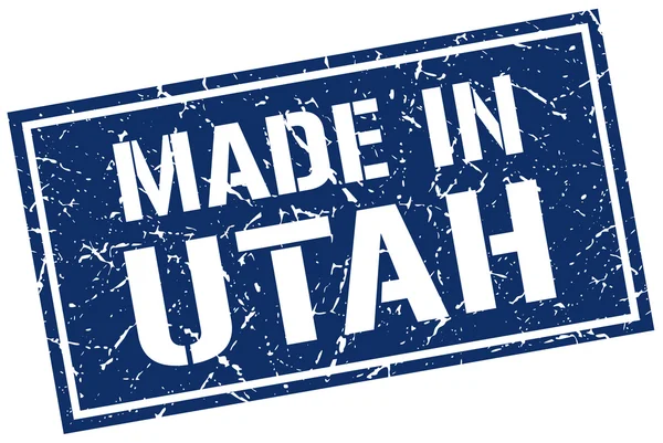 Gemaakt in utah stempel — Stockvector