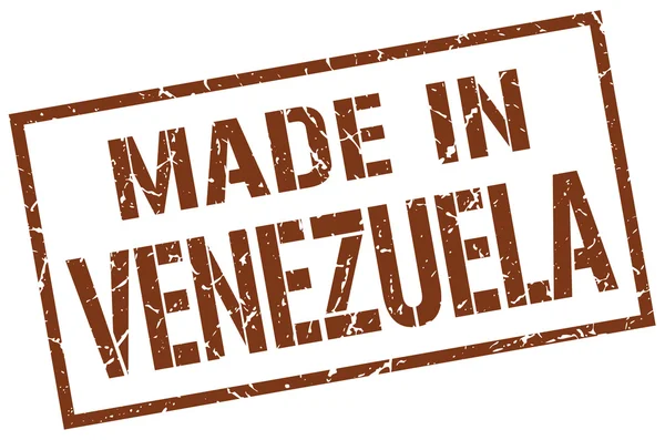 Fabricado en sello venezuela — Vector de stock