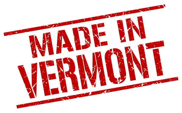 Made in Vermont stamp — Stock Vector