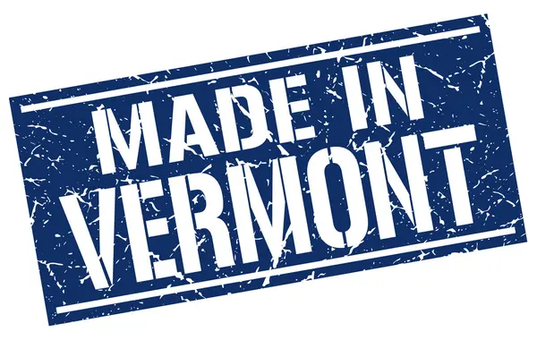 Made in Vermont stamp — Stock Vector