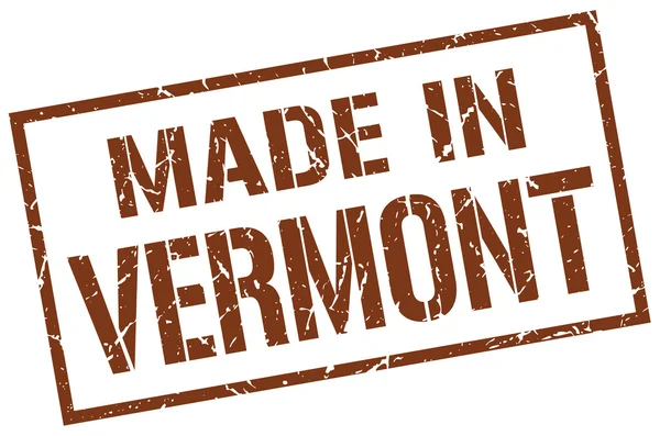 Made in Vermont stamp — Stock Vector