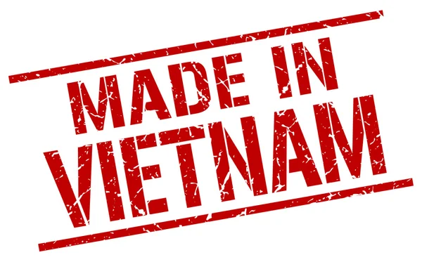 Gemaakt in vietnam stempel — Stockvector