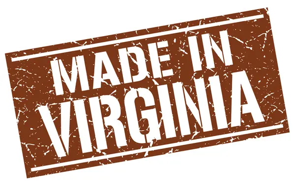 Made in Virginia stamp — Stock Vector