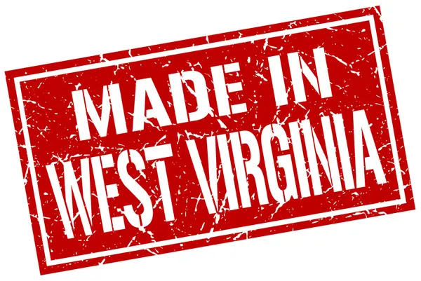 W West Virginia stempel — Wektor stockowy