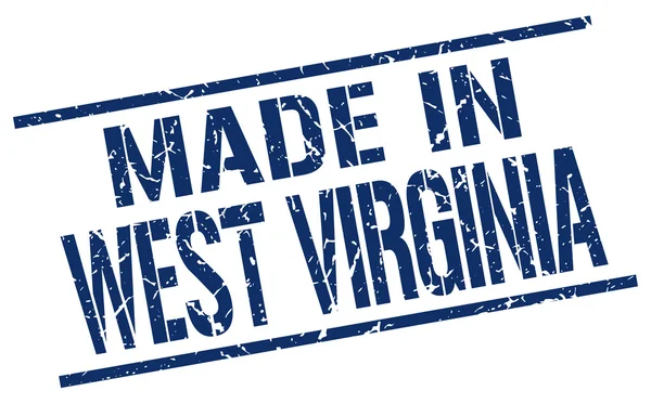 W West Virginia stempel — Wektor stockowy