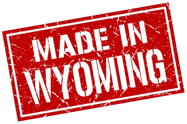 Made in Wyoming stamp — Stock Vector