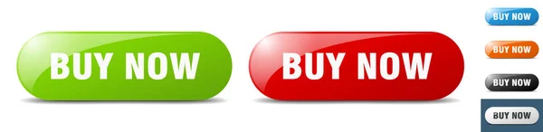 Comprar Agora Botão Assine Chave Conjunto Botão — Vetor de Stock