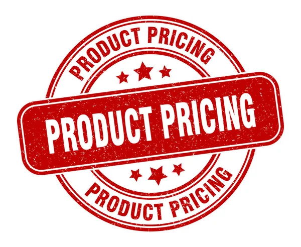 Product Pricing Stamp Product Pricing Sign Grunge Label — Stock Vector