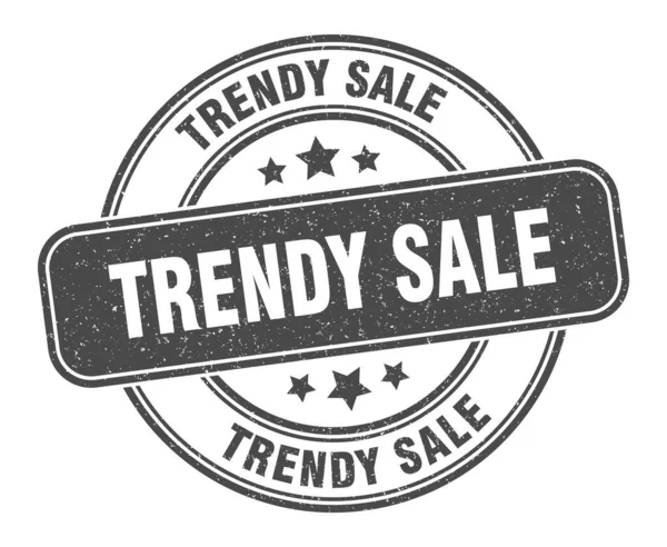 Trendy Sale Stamp Trendy Sale Sign Grunge Label — Stock Vector