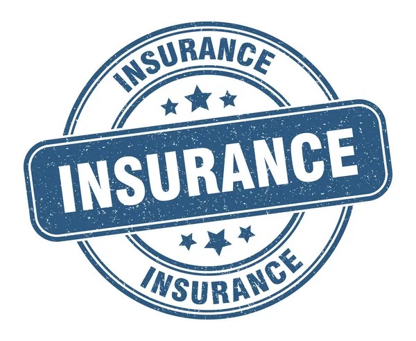 Försäkringsstämpel Försäkringsskylt Runda Grunge Etikett — Stock vektor