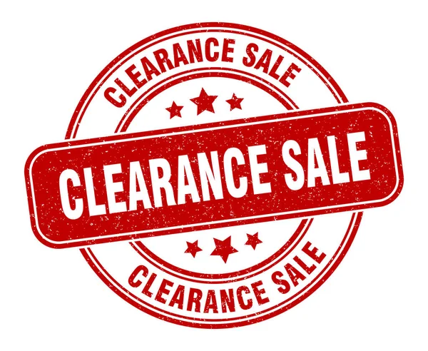 Clearance Sale Stamp Clearance Sale Sign Grunge Label — Stock Vector