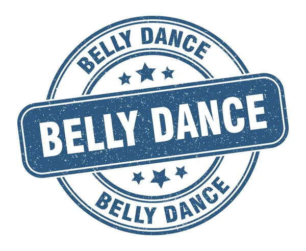 Belly Dance Stamp Belly Dance Sign Grunge Label — Stock Vector