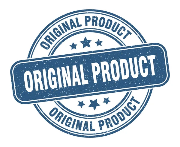 Originele Productstempel Origineel Productteken Ronde Grunge Label — Stockvector