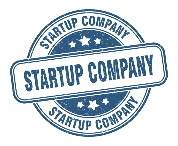 Startup Unternehmen Stempel Startup Unternehmen Zeichen Rundes Grunge Label — Stockvektor