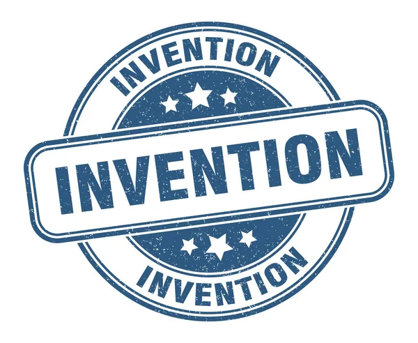 Selo Invenção Sinal Invenção Etiqueta Grunge Redonda —  Vetores de Stock