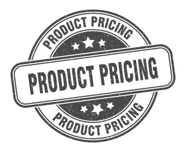 Carimbo Preços Produto Sinal Preços Produto Etiqueta Grunge Redonda — Vetor de Stock