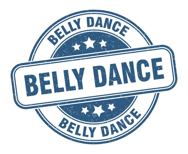 Belly Dance Stamp Belly Dance Sign Grunge Label — Stock Vector