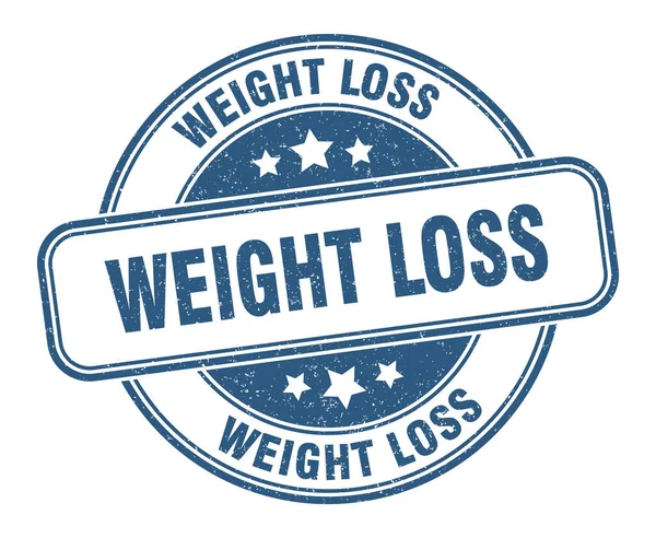 Weight Loss Stamp Weight Loss Sign Grunge Label — Stock Vector