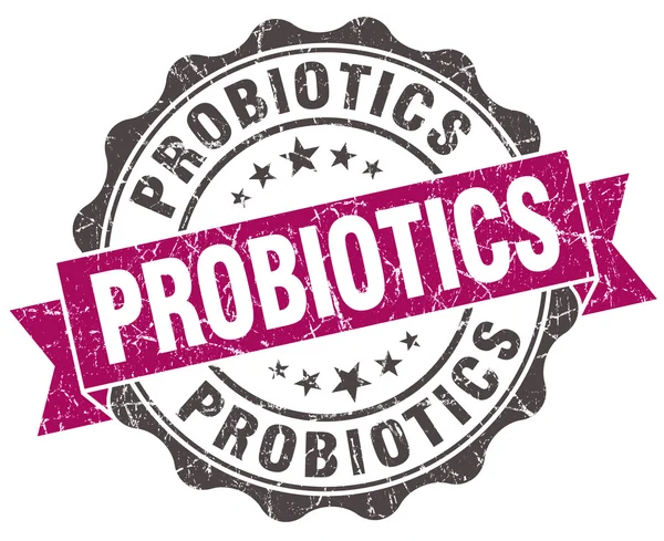 Fiołek ilustracja Probiotyki uszczelnienie biały na białym tle na — Zdjęcie stockowe