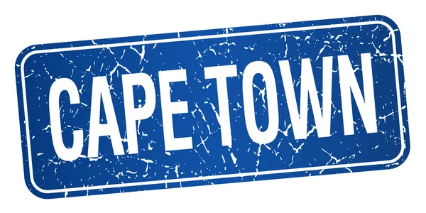 Кейптаун синій штамп ізольовані на білому тлі — стоковий вектор