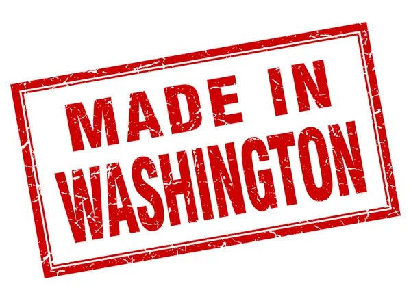 Washington Rode plein grunge gemaakt in stempel — Stockvector