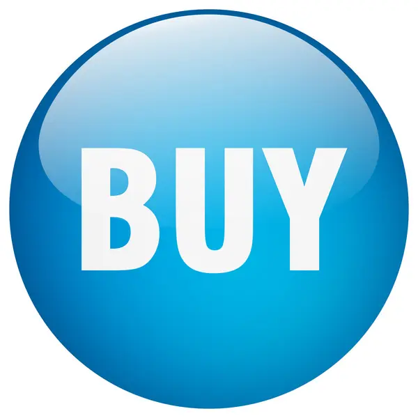 Comprar azul rodada gel isolado botão —  Vetores de Stock