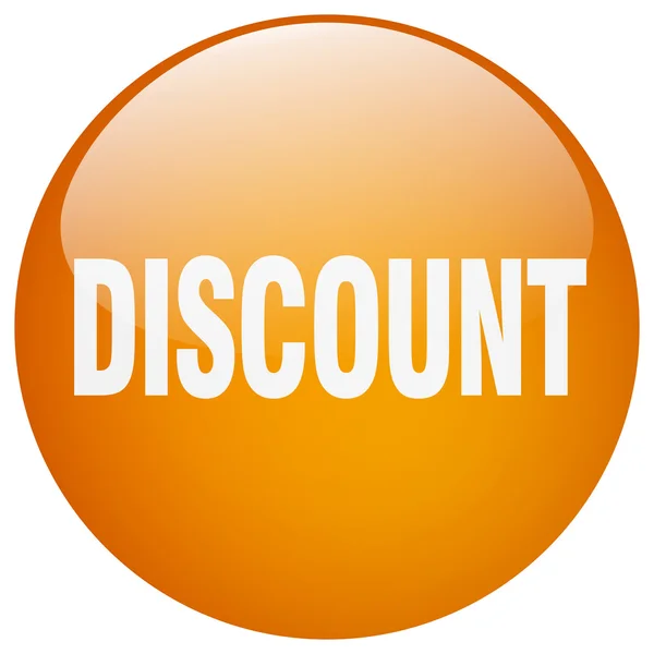 Bouton poussoir isolé gel rond orange discount — Image vectorielle