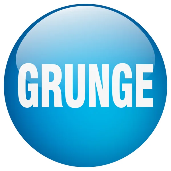 Grunge azul rodada gel isolado botão —  Vetores de Stock
