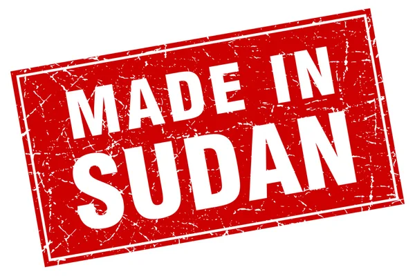 在邮票的苏丹红场摇滚 — 图库矢量图片