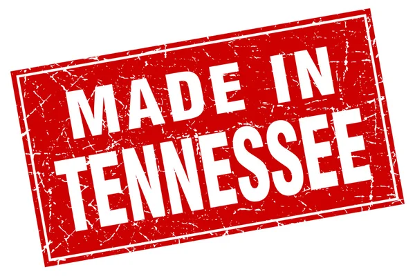 Tennessee Rode plein grunge gemaakt in stempel — Stockvector