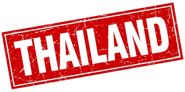Tajlandia plac czerwony ilustracja vintage pieczęć na białym tle — Wektor stockowy