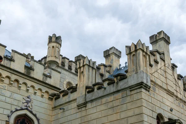 Torres Castelo Sturdza Miclauseni Roménia — Fotografia de Stock