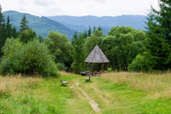 Blick Über Das Traditionelle Feengartenbad Borsec Rumänien — Stockfoto