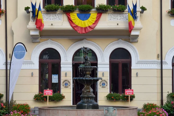 Romanya Nın Sinaia Belediyesinin Cephesi — Stok fotoğraf