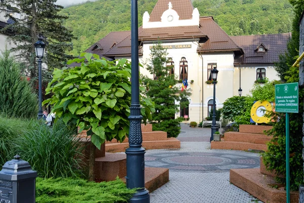 Romanya 'nın Sinaia belediyesinin cephesi