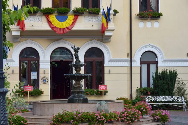 Romanya Nın Sinaia Belediyesinin Cephesi — Stok fotoğraf