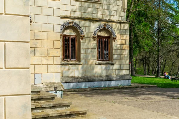 Sturdza Castel Miclauseni Romanya Nın Girişine Çıkan Merdivenler — Stok fotoğraf