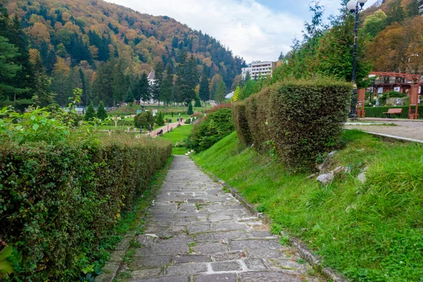 Central Park Slanic Moldova Bacau Romania — Stock Photo, Image