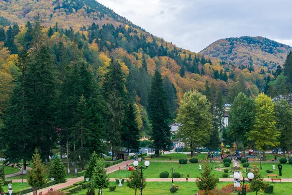 Central Park Slanic Moldova Bacau Romania — Stock Photo, Image