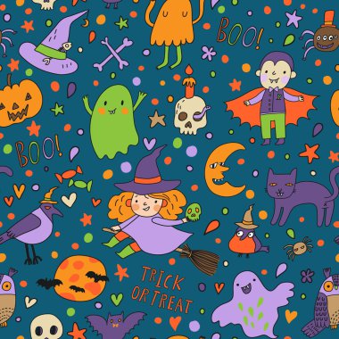 Cadılar Bayramı kusursuz desen